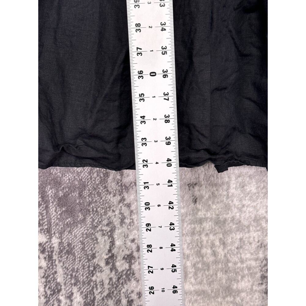 Black Midi Sundress with Tie Straps - Picture 6 of 8